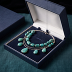 Turquoise Ocean Drop Statement Necklace