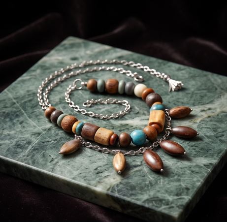 Woodland Harmony Natural Bead Necklace