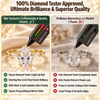 🔥 LAST DAY 90% OFF : Dazzling Pear-Cut Moissanite Ring | 18K Gold Plated S925 Teardrop Solitaire Ring with Marquise Accents