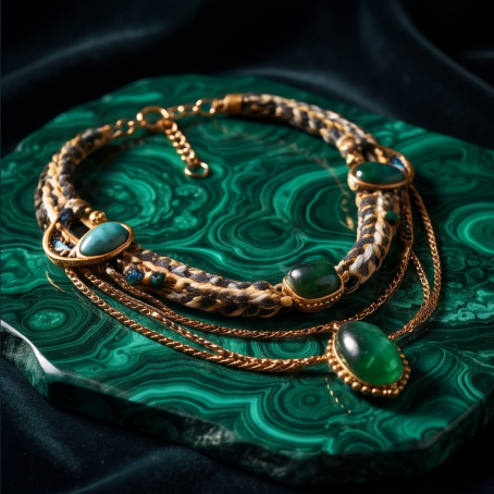 Forest Essence Emerald Layered Necklace