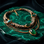 Forest Essence Emerald Layered Necklace