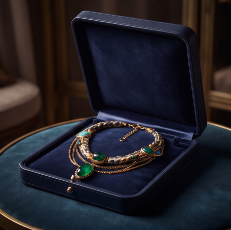 Forest Essence Emerald Layered Necklace