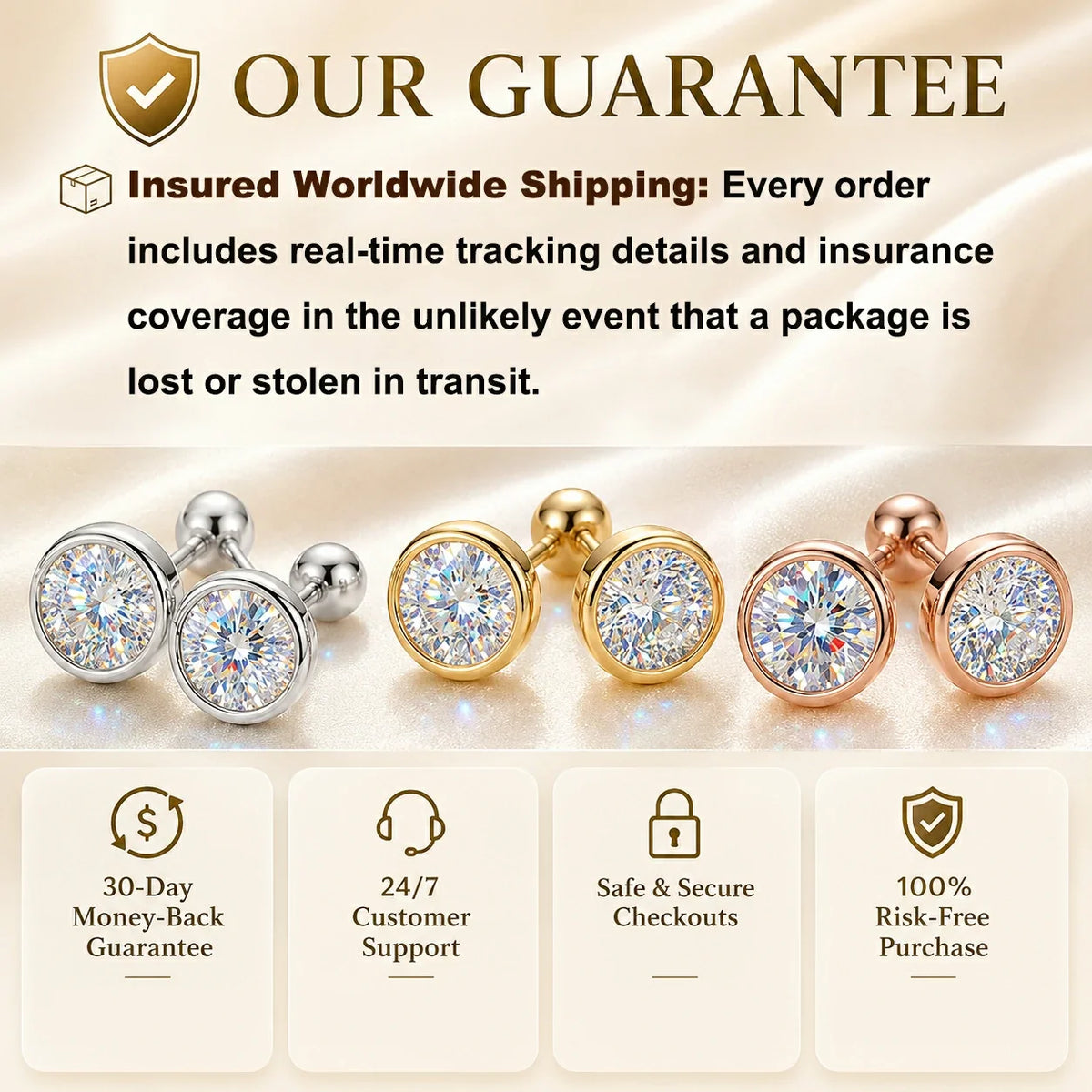 🔥 LAST DAY 90% OFF: Sleep-Safe High-Clarity Bubble Moissanite Studs in S925 Silver