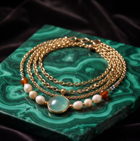 Ocean Pearl Turquoise Layered Necklace