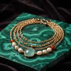 Ocean Pearl Turquoise Layered Necklace