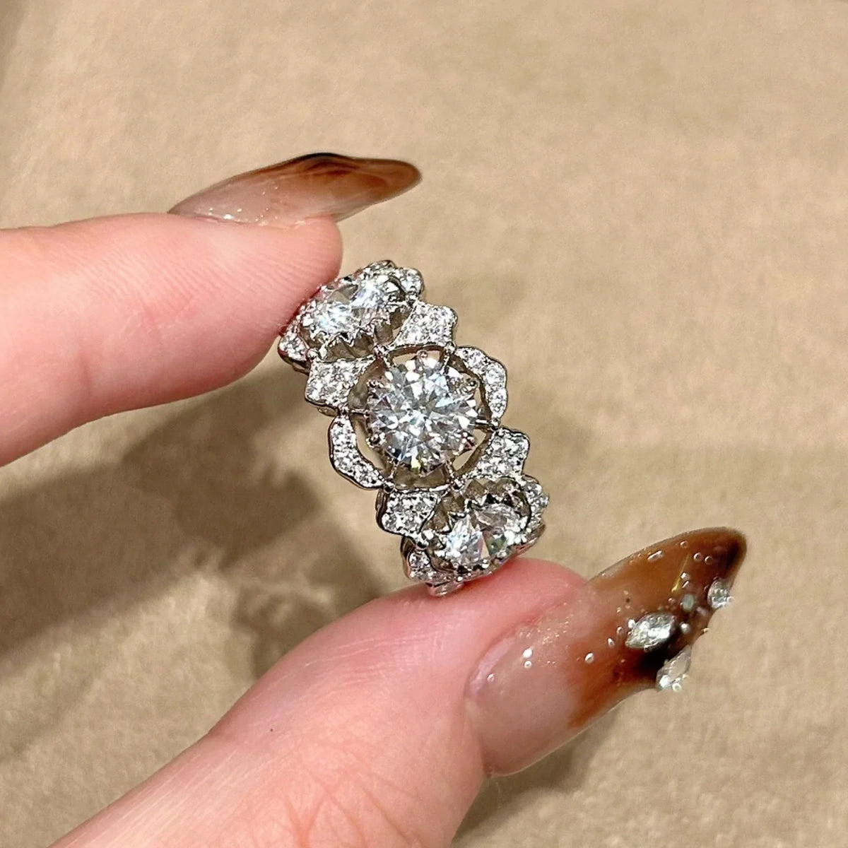 🔥LAST DAY 90% OFF: The "Timeless Floral Grace" Handcrafted Ring