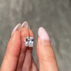 🔥 LAST DAY 90% OFF | Radiant-Cut Invisible-Line Moissanite Ring – Floating Solitaire Brilliance & Barely-There Styling