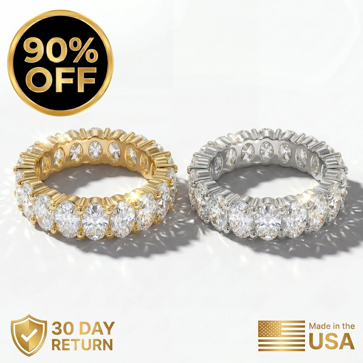🔥 90% OFF TODAY: Flawless Eternity Band – The Everyday Luxury You Deserve ✨✨