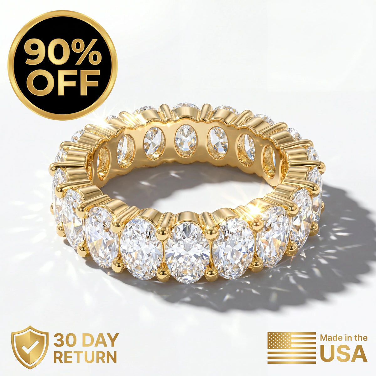 🔥 90% OFF TODAY: Flawless Eternity Band – The Everyday Luxury You Deserve ✨