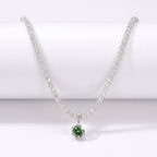 🔥 LAST DAY 90% OFF | Water-Ripple Moissanite Pendant Necklace – Continuous Shimmer & Elegant Everyday Styling
