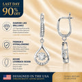 🔥 LAST DAY 90% OFF: 1-Carat "Dancing" Moissanite Earrings – The Pure S925 Comfort & Sparkle You Deserve 💖